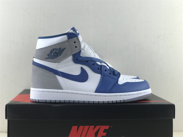 High Top Sneakers, Blue Colorway, Lace Up Design, Casual Gift for Sneaker Fans