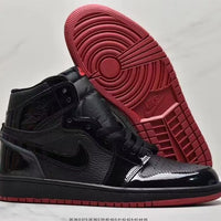 Sneakers, Black Red Colorway, Lace Up Design, Casual Gift for Sneaker Fans