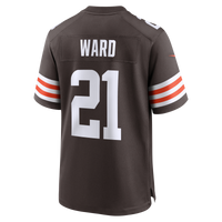 Cleveland Browns Denzel Ward Brown Player Game Jersey