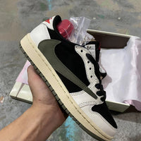 Low Top Sneakers, Olive Green Sail Black Colorway, Reverse Hook Design, Lace Up Design, Casual Gift for Sneaker Fans