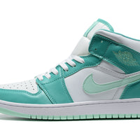 Sneakers, Teal White Colorway, Lace Up Design, Casual Gift for Sneaker Fans