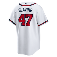 Atlanta Braves Tom Glavine White Home Retired Player Replica Jersey