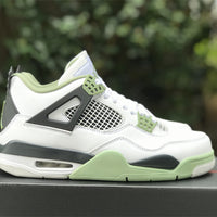 Sneakers, White Green Colorway, Lace Up Design, Casual Gift for Sneaker Fans