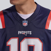New England Patriots Drake Maye Navy Player Game Jersey