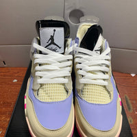Low Top Sneakers, Gray Yellow Pink Colorway, Lace Up Design, Casual Gift for Sneaker Fans
