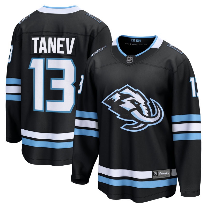 Utah Mammoth Brandon Tanev Black Home Breakaway Player Jersey