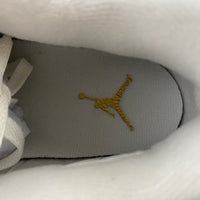 Low Top Sneakers, White Gold Colorway, Metallic Finish, Lace Up Design, Casual Gift for Sneaker Fans