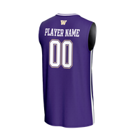 Washington Huskies NIL Pick-A-Player Lightweight Basketball Fashion Jersey - Purple