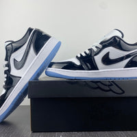 Low Top Sneakers, White Black Colorway, Lace Up Design, Casual Gift for Sneaker Fans