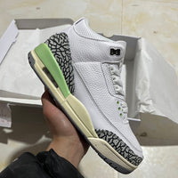 High Top Sneakers, White Green Colorway, Lace Up Design, Casual Gift for Sneaker Fans
