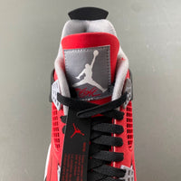 Mid Top Sneakers, Red Black Colorway, Lace Up Design, Casual Gift for Sneaker Fans