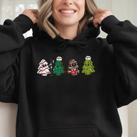 Holiday Tree Medical Hoodie, Nurse Christmas Hoodie, Stethoscope Xmas Graphic Sweatshirt, Nursing Student Pullover Hoodie, RN Winter Present