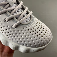 Low Top Sneakers, Gray Colorway, Lace Up Design, Casual Gift for Sneaker Fans