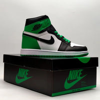 Sneakers, Black Green Colorway, Lace Up Design, Casual Gift for Sneaker Fans