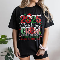 Matching Family Holiday Graphic Tee, 2025 Christmas Crew T-Shirt, Humorous Xmas Group Vacation Shirt, Festive Holiday Party Top