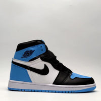High Top Sneakers, Blue White Black Colorway, Lace Up Design, Casual Gift for Sneaker Fans
