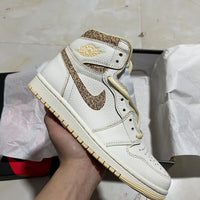 High Top Sneakers, Off White Colorway, Lace Up Design, Casual Gift for Sneaker Fans