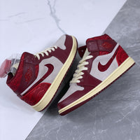 Mid Top Sneakers, White Red Colorway, Lace Up Design, Casual Gift for Sneaker Fans