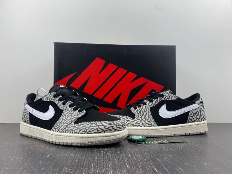 Low Top Sneakers, Black White Colorway, Cracked Pattern, Lace Up Design, Casual Gift for Sneaker Fans