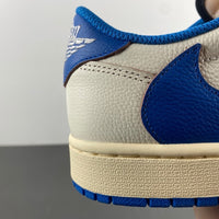Low Top Shoes, Blue White Colorway, Reverse Hook Design, Lace Up Design, Casual Gift for Shoe Lovers