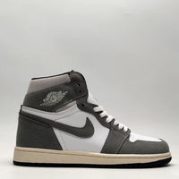 High Top Sneakers, Gray Black Colorway, Lace Up Design, Casual Gift for Sneaker Fans
