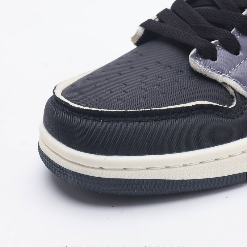 Retro Low Top Basketball Shoes, Blue Black Gray Colorway, Lace Up Design, Casual Gift for Shoe Lovers