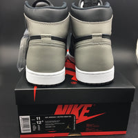 Retro High Top Sneakers, Black Gray Colorway, Lace Up Design, Casual Gift for Sneaker Fans