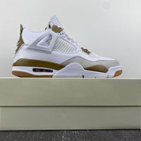 Sneakers, White Yellow Colorway, Leather Footwear, Lace Up Design, Casual Gift for Sneaker Fans