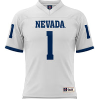 #1 Nevada Wolf Pack Football Jersey - White