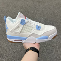 Basketball Shoes, Blue White Colorway, Lace Up Design, Casual Gift for Shoe Lovers