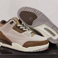 Sneakers, Beige Brown Colorway, Lace Up Design, Casual Gift for Sneaker Fans