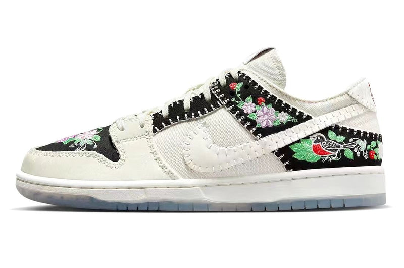 Low Top Sneakers, White Black Colorway, Lace Up Design, Casual Gift for Sneaker Fans