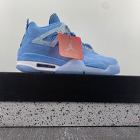 Retro Sneakers, Blue Colorway, Leather Footwear, Lace Up Design, Casual Gift for Sneaker Fans