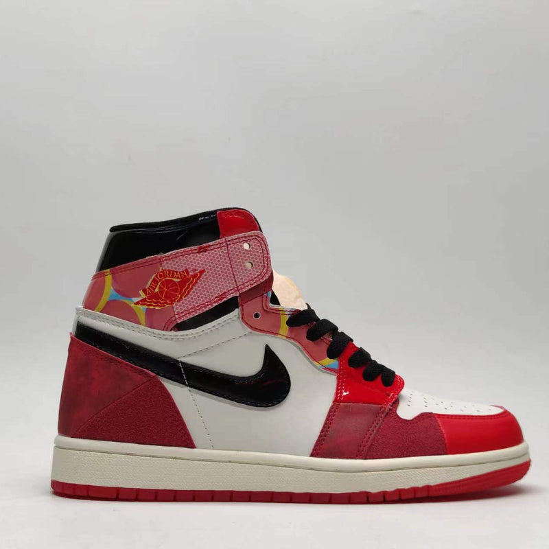 Sneakers, Red White Black Colorway, Lace Up Design, Casual Gift for Sneaker Fans