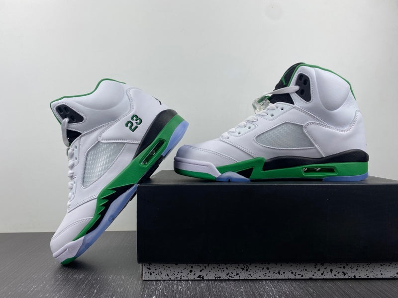 Sneakers, White Green Colorway, Leather Footwear, Lace Up Design, Casual Gift for Sneaker Fans