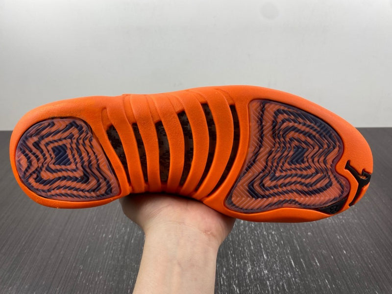Sneakers, Black Orange Colorway, Casual Gift for Sneaker Fans