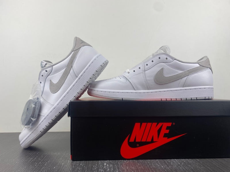 Low Top Sneakers, White Gray Colorway, Lace Up Design, Casual Gift for Sneaker Fans
