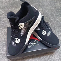 Sneakers, Black White Colorway, Lace Up Design, Casual Gift for Sneaker Fans