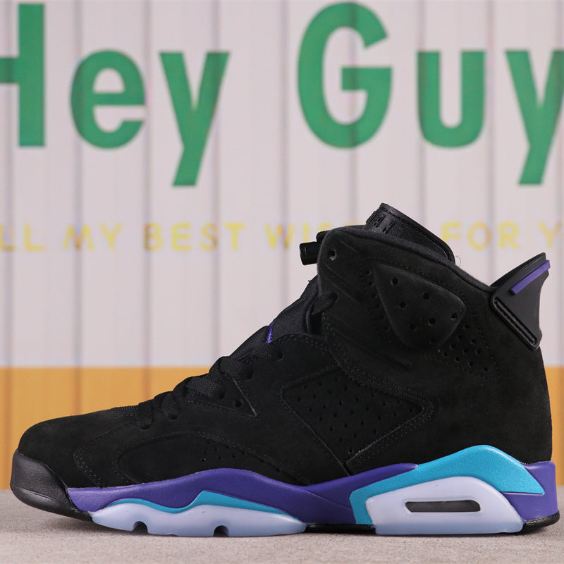 High Top Sneakers, Black Purple Colorway, Lace Up Design, Casual Gift for Sneaker Fans