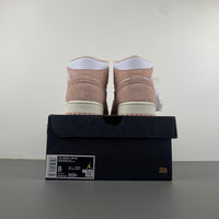 Mid Top Sneakers, White Pink Colorway, Lace Up Design, Casual Gift for Sneaker Fans