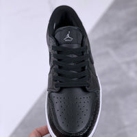 Low Top Golf Shoes, White Black Colorway, Lace Up Design, Casual Gift for Shoe Lovers