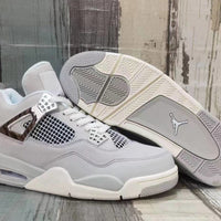 Sneakers, Gray Silver Colorway, Lace Up Design, Casual Gift for Sneaker Fans