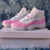 Low Top Sneakers, White Pink Colorway, Lace Up Design, Casual Gift for Sneaker Fans