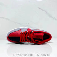 Low Top Sneakers, Black Red Colorway, Casual Gift for Sneaker Fans