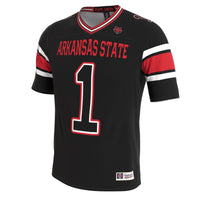 Arkansas State Red Wolves Lightweight Collegiate Football Blackout Fashion Jersey