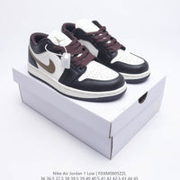 Retro Low Top Basketball Shoes, Black White Colorway, Lace Up Design, Casual Gift for Shoe Lovers