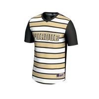 #1 Purdue Boilermakers Lightweight Soccer Fashion Jersey - Black