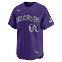 Colorado Rockies Purple Alternate Limited Custom Jersey
