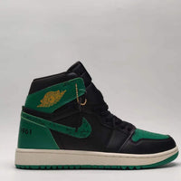 Golf Shoes, Black Green Colorway, Lace Up Design, Casual Gift for Shoe Lovers