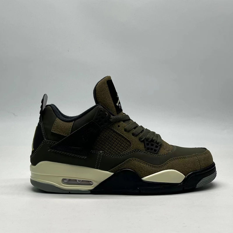 Low Top Sneakers, Olive Green Colorway, Lace Up Design, Casual Gift for Sneaker Fans